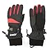 Gregster Damen Skihandschuhe, Schwarz/Rot, M