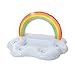 Produktbild jycra aufblasbare Getränkehalter, PVC Rainbow Cloud Pool Wasser trinken können Halter Tablett schwimmt Tasse Untersetzer perfekt für Schwimmen Pool Party und Wasser Fun