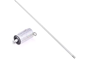 VIHEEVA [oggetti di scena magici] Metal Apparing Cane Magic Prop Pocket Bo Staff Magic Bacchetta per maghi professionisti Stage Close-up Magic Tricks (bianco, 110 cm)