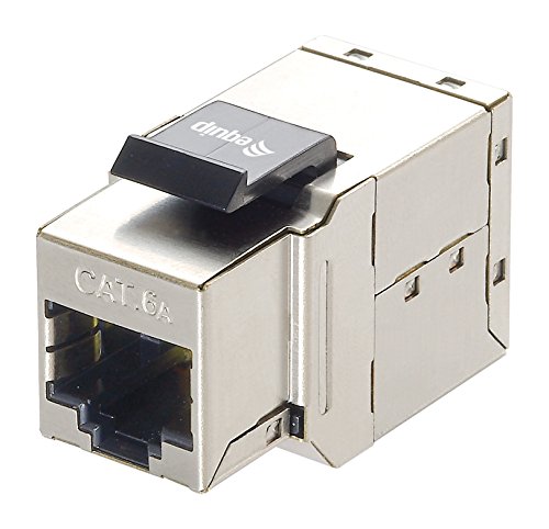 EQUIP 8 x KEYSTONE-DURCHFUEHRUNG-C6A/10G RJ45 Cat.6A geschirmt fÃ¼r Keystone Patchpanel