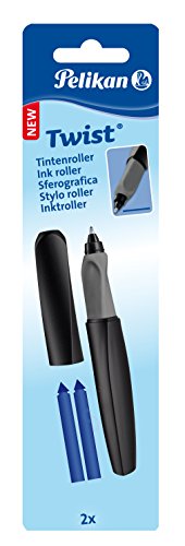 Pelikan 947093 Tintenroller Twist, universell für Rechts- und Linkshänder, schwarz - 2