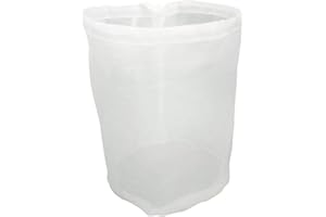 FANCYLAND Bolsa de tamiz de malla fina de nailon reutilizable, bolsa de filtro de vino para cerveza, bolsas filtrantes para colador de alimentos para leche de frutos secos, zumo verde,50x55cm