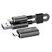 Produktbild PhotoFast MemoriesCable Gen3, ultimatives Lightning zu USB 3.1 Ladekabel mit USB-C Aufsatz, das Ihre Daten auf innovative Weise verwaltet, sichert und lädt, 200GB, schwarz