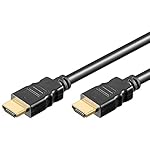 Wentronic HDMI High Speed Kabel 4K, Ultra-HD, Full-HD, 3D, vergoldete Stecker 1,5 m