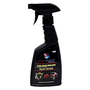 CAR SAAZ Car & Bike Exterior Body Polish 330 Ml (Pack of 1) | Cleaning, Shinning & Smoothes Your Car/Bike | High Glass-Polish Protect & Hides All Kinds of Marks | Helps The Paint to Get a Deep.