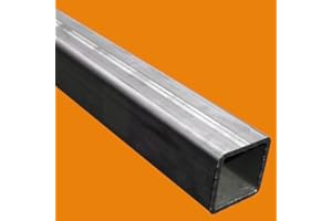 LE ROI DU FER - Tube acier carré S235 / E220 Choisissez votre longueur - 2 metres, Dimension - 25 x 25 mm, Epaisseur en mm - 2 mm