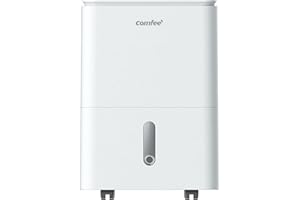 COMFEE' Deshumidificador de Humedad 16L Silencioso | WiFi/App, Modo Secado de Ropa y Auto Antihumedad, Purificador Eléctrico Antibacterias, moho y Condensación | Ideal en habitaciones hasta 45m2/120m3