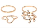 4PCS/Set Rings Urban Gold Plated Crystal Plain Cute Above Knuckle Ring Band Midi Ring 4PCS/Set Rings Urban Gold Plated Crystal Plain Cute Above Knuckle Ring Band Midi Ring