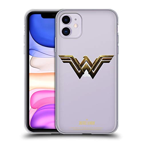 Head Case Designs Offizielle Justice League Movie Wonder Woman Logos Soft Gel Huelle kompatibel mit iPhone 11