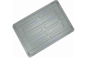 GSEUROMARKET Coperchio di chiusura leggero in PHED mm.1000x640 per Cassone bins in plastica sovrapponibile litri l.215 l.220 l.300 per l'industria leggera - Mod. COP2030F