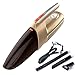 Produktbild GJJ Auto Staubsauger Handheld Auto Staubsauger Kabel DC 12 V Leichte Trockene Hand Vac for Automotive Interior Sauber Und Heimtierhaar, Zigarette Asche (Schwarz) (Color : Gold)