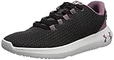  Under Armour Ripple, Zapatillas de Running para Mujer, Negro (Black/Pitch Gray/Purple Prime 006), 41 EU