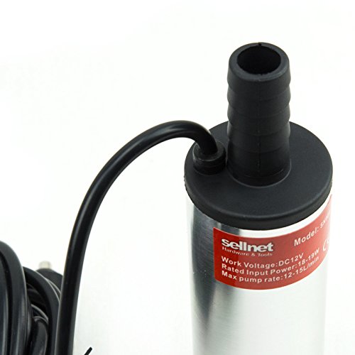 Tauchpumpe 12V 230V für Diesel Öl Heizöl 38mm Zigarettenanzünder SN909-230V - 4