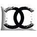 16x24 16"x24" 40x60cm bed pillow protectors case Polyester Cotton Inspirational Custom Chanel