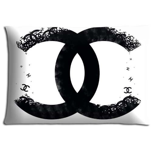 16x24 16"x24" 40x60cm bed pillow protectors case Polyester Cotton Inspirational Custom Chanel