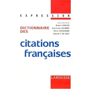 Dictionnaire des citations françaises