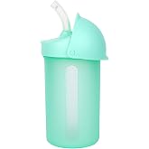 TOMY Boon Swig K&uuml;&ccedil;&uuml;k &Ccedil;ocuk Silikon Hasır Bardak, 255 ml, Nane, 1 Count (Pack Of 1)