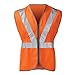 Price comparison product image High Visibility Hi Vis Viz Rail Safety Waistcoat GO/RT Zip Vest Jacket XXL Orange