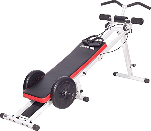 SportPlus Power Gym, Seilzugtrainingsgerät, zusammenklappbar, Benutzergewicht bis 120 kg, SP-TG-001 - 2