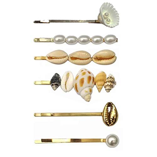 Meetlight, forcine per capelli da donna, in lega di metallo, 6 pezzi