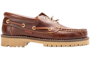 ZAPATOMODA Náutico Piel Clásico Timber Hombre | Mocasín Deportivo Sport Casual | Suela Tacos | Zapatos en Piel para Hombre | Riverty 1000 | Piso Cosido |Hechos en España