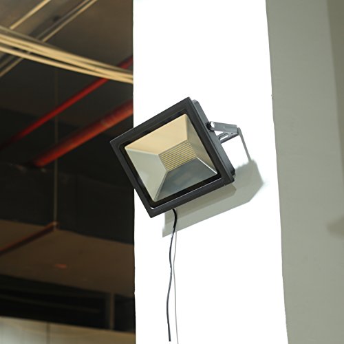 Solla® 100W LED Flutlicht Fluter 230V Außenleuchte, 8800Lumen, Kaltweiß, 6000 K, IP65 Wasserfest, LED Scheinwerfer Außenleuchten - 5
