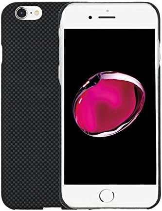 Kevlar iPhone 6 Case/iPhone 6s Cover-LEAPCOVER® Performance Bulletproof Materials Aramid 0.7mm Ultra-thin Environmental Mobile Phone Covers Compatible for Apple iPhone 6 iPhone 6s (4.7in-ch,Black&amp;Red)