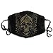 Produktbild Vbnbvn Unisex Mundmaske,Wiederverwendbar Anti Staub Schutzhülle,Gesichtsmaske Free-Mason and Skull Anti Pollution Washable Reusable Mouth Masks for Man Woman