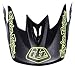 Produktbild Troy Lee Designs Helmschild D3 Pinstripe Schwarz