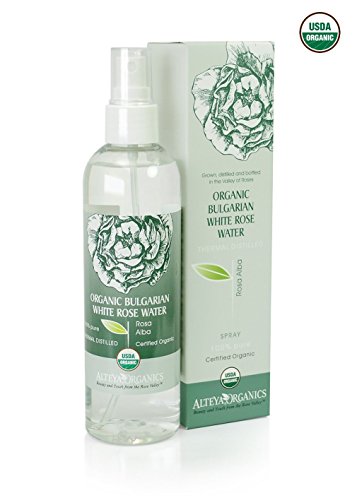 Alteya Organic Bulgarian White Rose Water Spray 250 ml - USDA Certified Organic