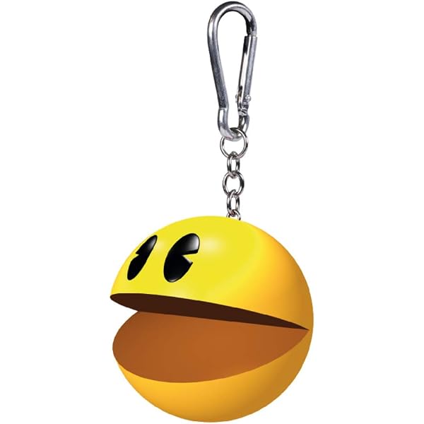 Pyramid International Pac-Man Schlüsselanhänger Blinky – Gummi, Offizieller Merch, Für Rucksack & Tasche
