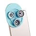 Produktbild 3 In 1 Handy Objektiv Set Clip-On Kameraobjektiv 0.45X Super Weitwinkelobjektiv + 12.5X Makro Objektiv +198 ° Fisheye-Objektiv Für Meisten Smartphones,Blue