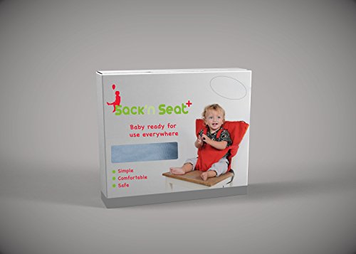 Sack'n seat, the Original Portable high chair, Safety seat chair harness, Travel high chair, Stripes