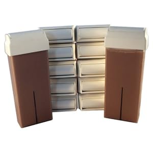 EpilWax Complete Hair Removal Waxing Kit - with 12 Chocolate Wax Roll-on Cartridges, Roll On Wax Heater, 100 Strips and… - Image 10