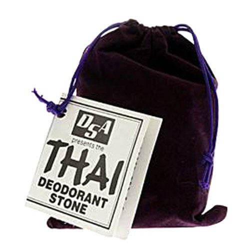 Thai Deodorant Stone5.5 Ounces with Velvet Pouch