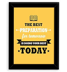 TIED RIBBONS Inspirational Quotes Wall Frames Motivational Quotes Wall Posters with Frames for Home Office kids Girls Boys Living Room Bedroom Study Room Classroom Aesthetic