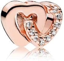 Pandora Women's Interlocked Hearts Petite Charm - Silver Plated