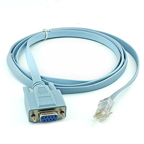 Sourcingmap RS232 DB9 zu RJ45 Cat5-Ethernet-Router Netzwerk Adapter Kabel - 2