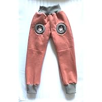 Bio-Hose mit Guckloch-Hosentasche und Zebra