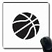 Produktbild Luancrop Mousepads für Computer Gliederung Ball Basketball Korb Zeichengeräte Leder Design rutschfeste längliche Gaming-Mausunterlage