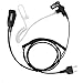 Produktbild Coodio Midland Funkgeräte Ohrhörer 2 Pin Professionell Security Ohrhörer Headset [Transparenter Akustikschlauch] Kopfhörer Mikrofon Für Midland Alan Walkie-Talkie PMR