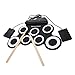 Produktbild SODIAL 7 Pads tragbar Digital USB Aufrollen Faltbare Silikon Elektronische Drum Pad Kit Mit Trommelstoecke Fusspedal