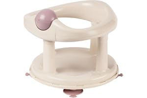 Bebeconfort Drehbarer Badewannensitz, Badewannensitz, Ergonomisch, 6 Monate bis 12 Monate, 0-10 kg, Beige