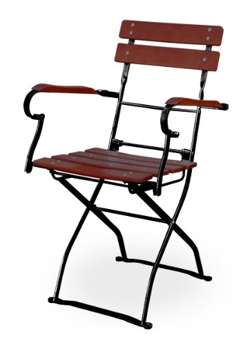 Preisvergleich Produktbild Biergartensessel EuroLiving Edition-Classic kastanie / schwarz