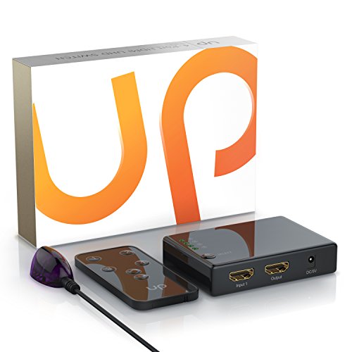 CSL – 4k HDMI Switch / 4 Port HDMI-Umschalter automatisch | 3D, CEC, ARC | 36 Bit Deep Color | Full HD 1080p / Ultra HD 2160p / Auflösung: bis 4k bei 30Hz - 5
