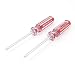 Produktbild Red Klar Antislip Griff 4 mm magnetische Spitze Tri-Wing Kopf Schraubenzieher 2 Pcs