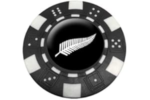ASBRI NEW ZEALAND POKER CHIP GOLF BALL MARKER