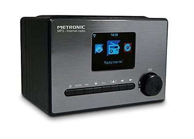 Metronic 477260 Radio connectée internet Wi-Fi/USB 5 W Noir