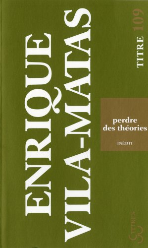 couverture de : Perdre des th&eacute;ories