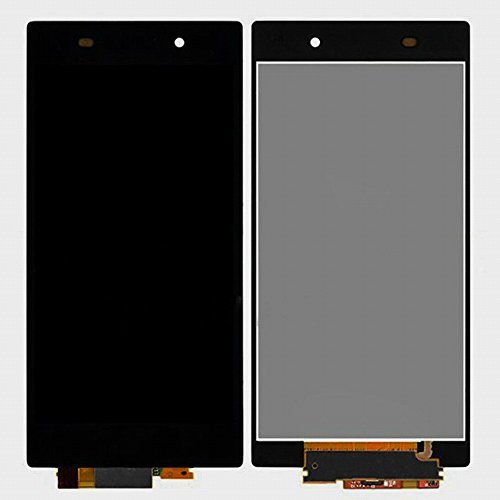 examen WeDone Pour Sony Xperia Z1 L39h C6902 C6903 C6906 C6943 Remplacement d'Ecran LCD Vitre Tactile Assemblé Complet avec Outils en kit (Noir)
